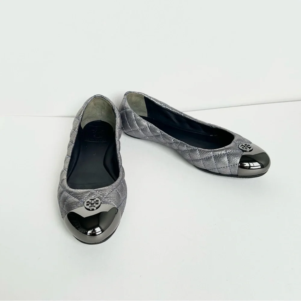 TORY BURCH Kaitlin Quilted Leather Ballet Flats